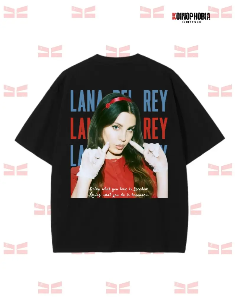 Lana Del Rey - Oversized T-shirt (Black, XS)