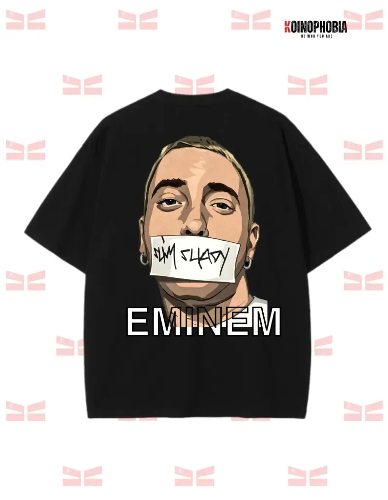 Eminem - Oversized T-shirt (Black, XS)