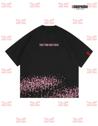 Crazy Ideas - Cropped Oversized T-shirt